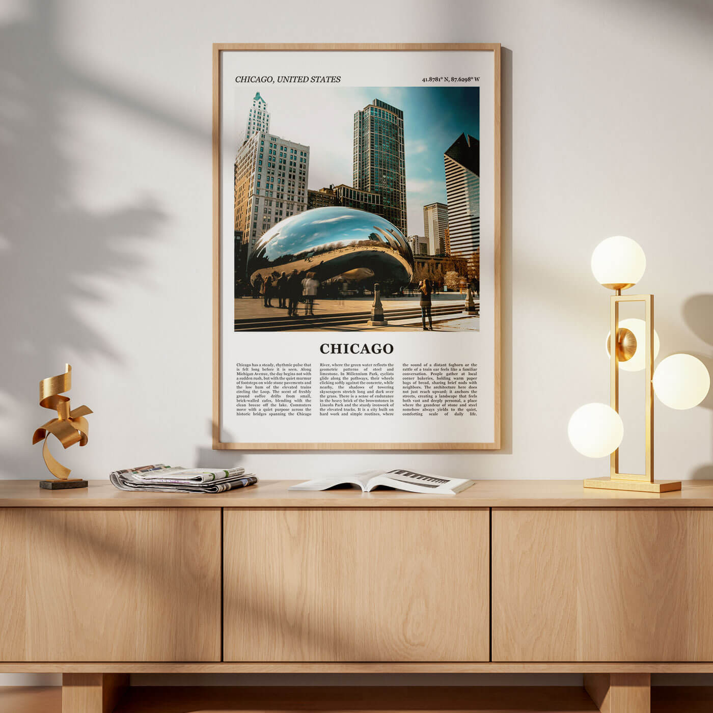 Chicago Fotoposter – Kleur