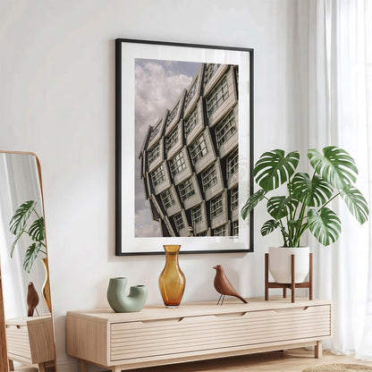 Almere Klassiek fotoposter in zwarte lijst - Kleur