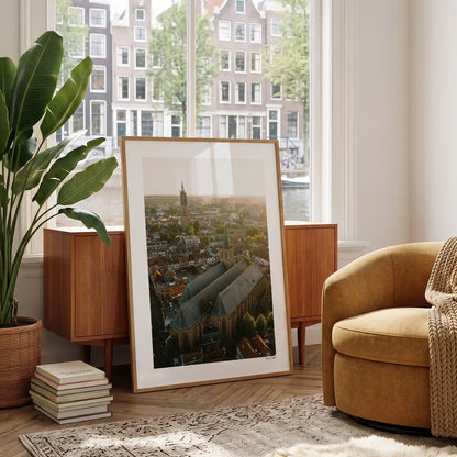 Amersfoort Klassiek fotoposter in woonkamer interieur - Kleur