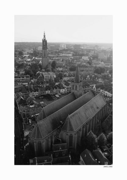 Amersfoort Klassiek fotoposter zonder lijst - Zwart-Wit