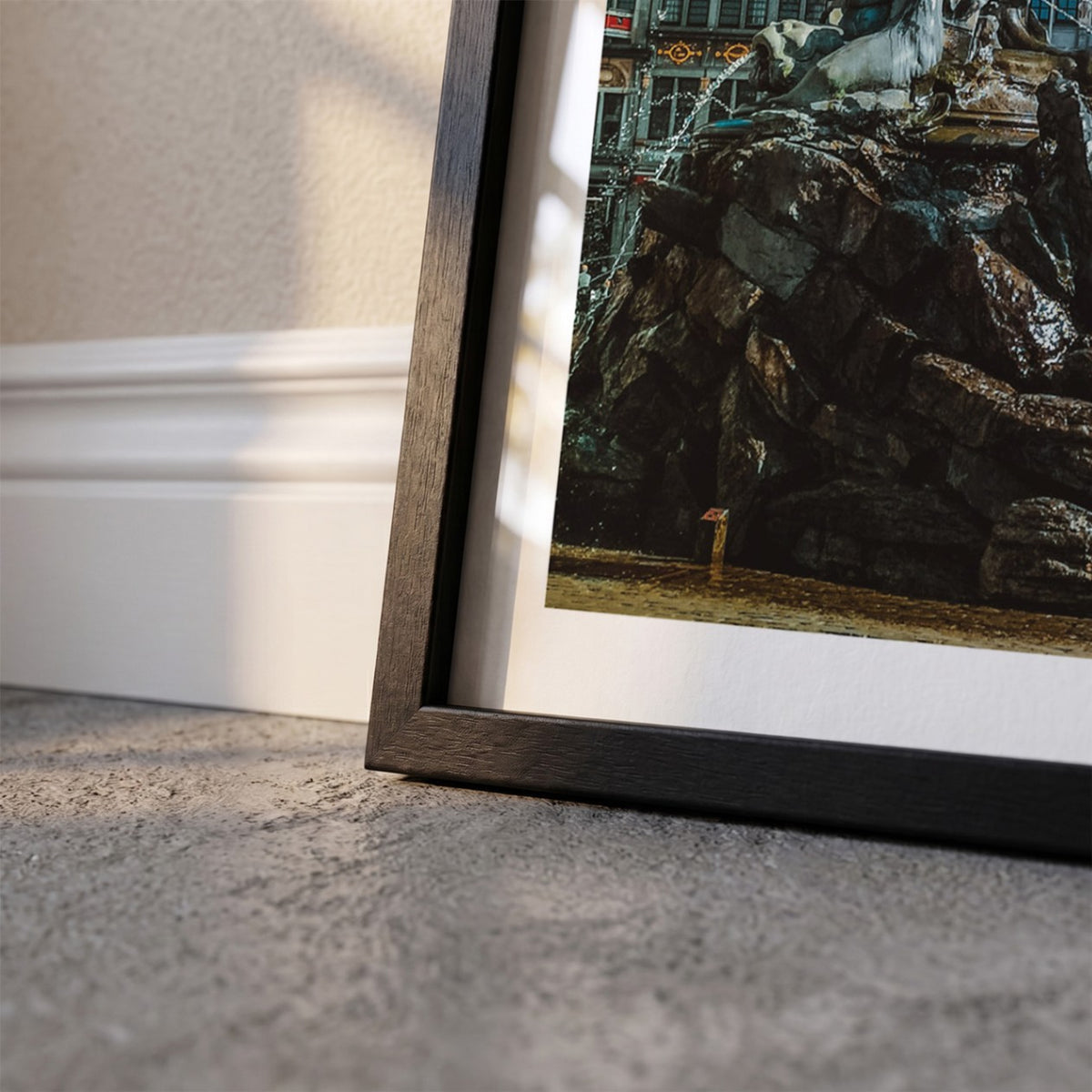 Detail van Antwerpen Klassiek fotoposter en lijst - Kleur