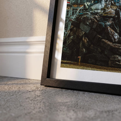 Detail van Antwerpen Klassiek fotoposter en lijst - Kleur