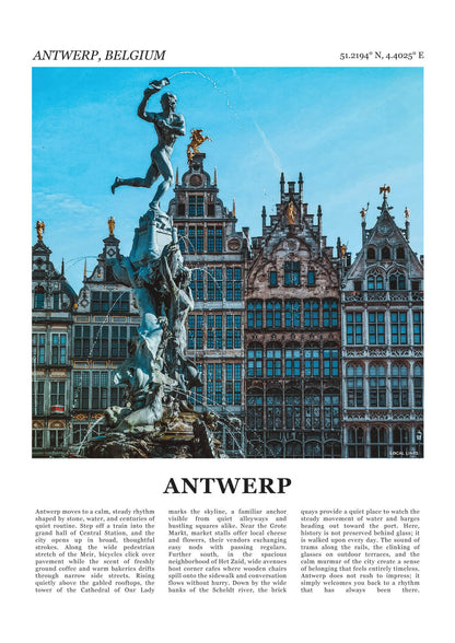 Antwerpen Fotoposter – Kleur