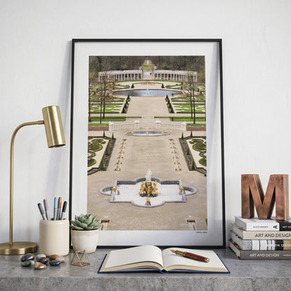 Apeldoorn Klassiek fotoposter op bureau in kamer - Kleur