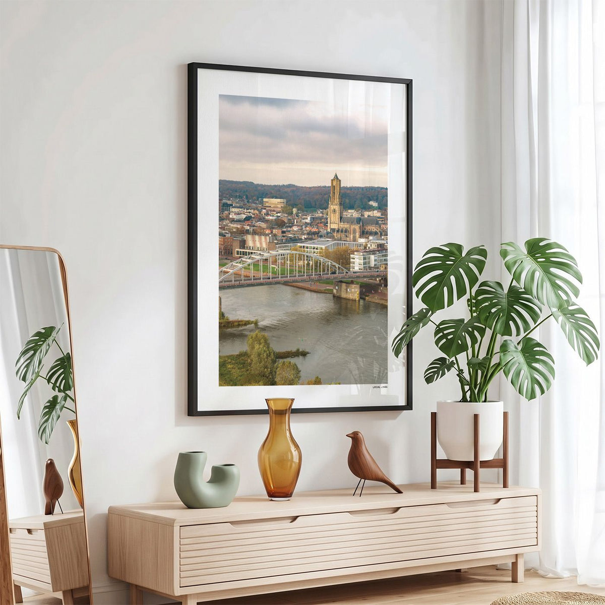 Arnhem Klassiek fotoposter in zwarte lijst - Kleur
