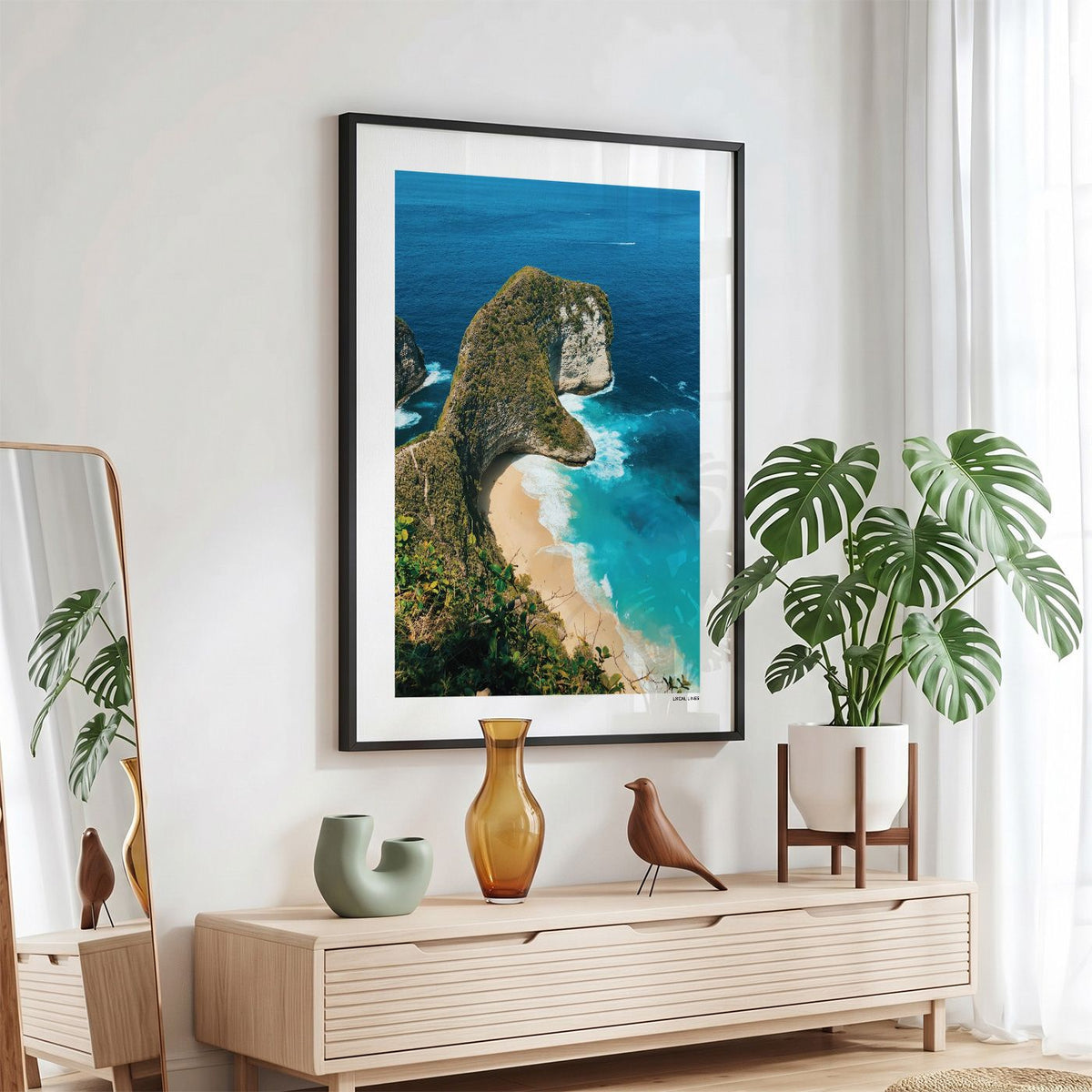 Bali Klassiek fotoposter in zwarte lijst - Kleur