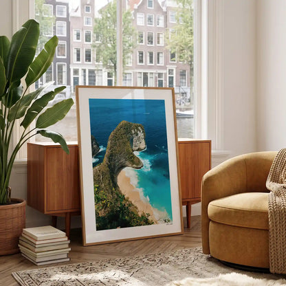 Bali Klassiek fotoposter in woonkamer interieur - Kleur