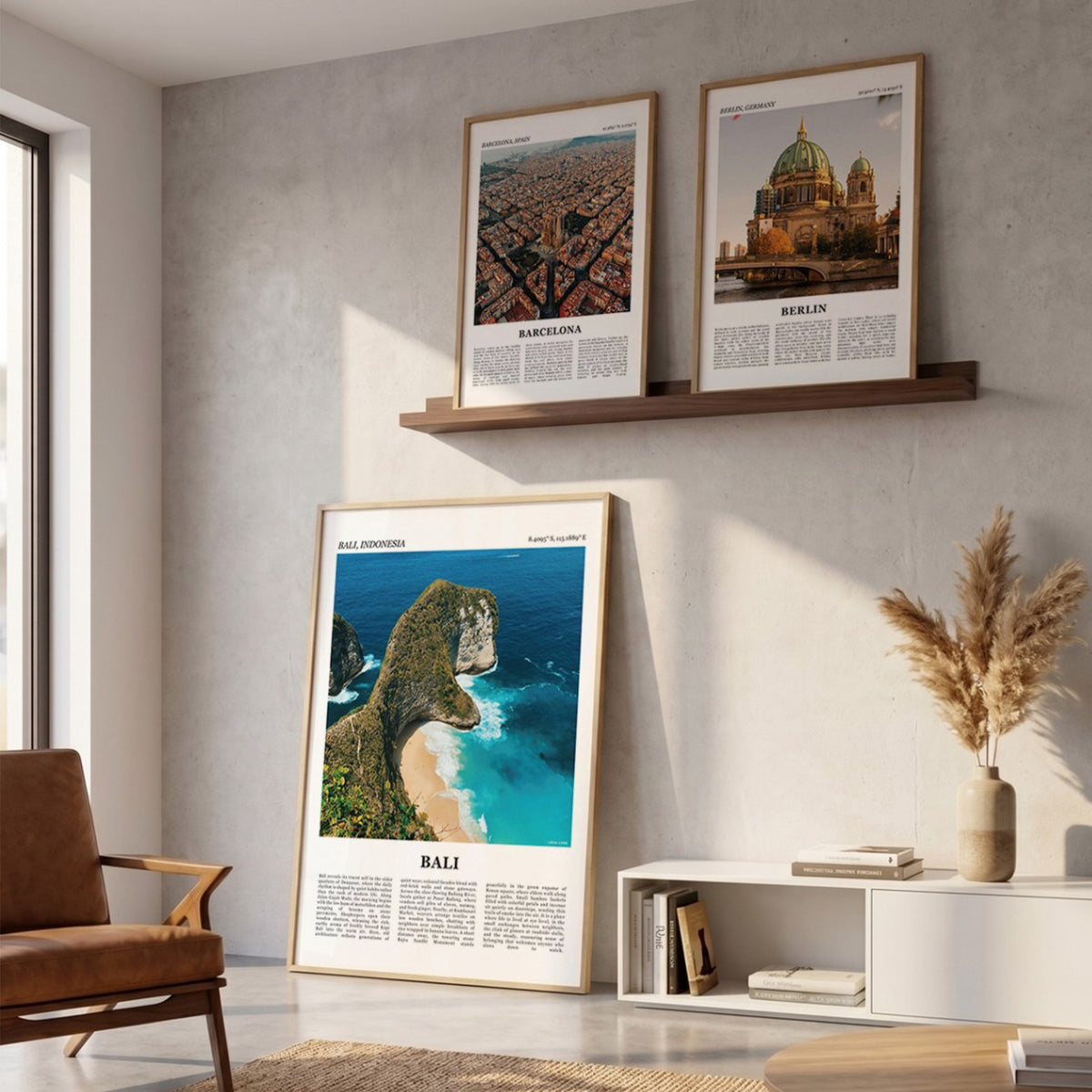 Fotoposters in Woonkamer | Fotoprints ingelijst in fotolijsten