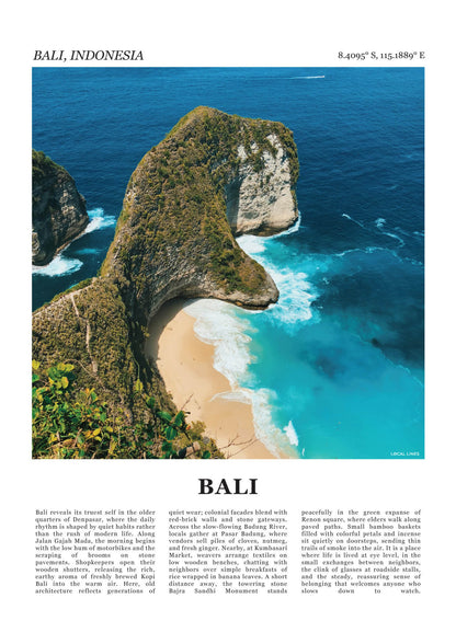 Bali Fotoposter – Kleur