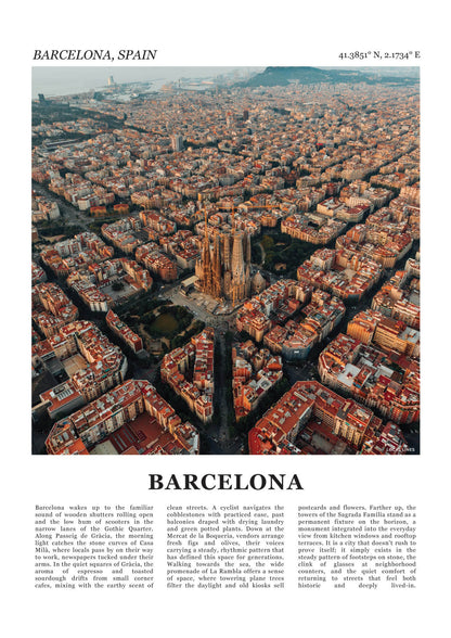 Barcelona Fotoposter – Kleur
