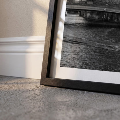 Detail van Berlijn Klassiek fotoposter en lijst - Zwart-Wit