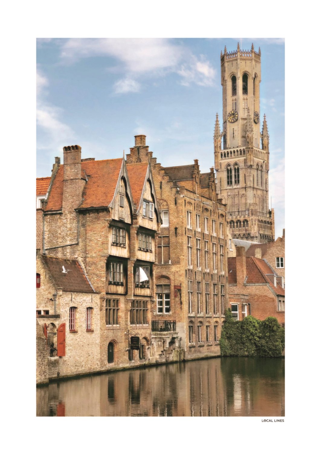 Brugge Klassiek fotoposter zonder lijst - Kleur