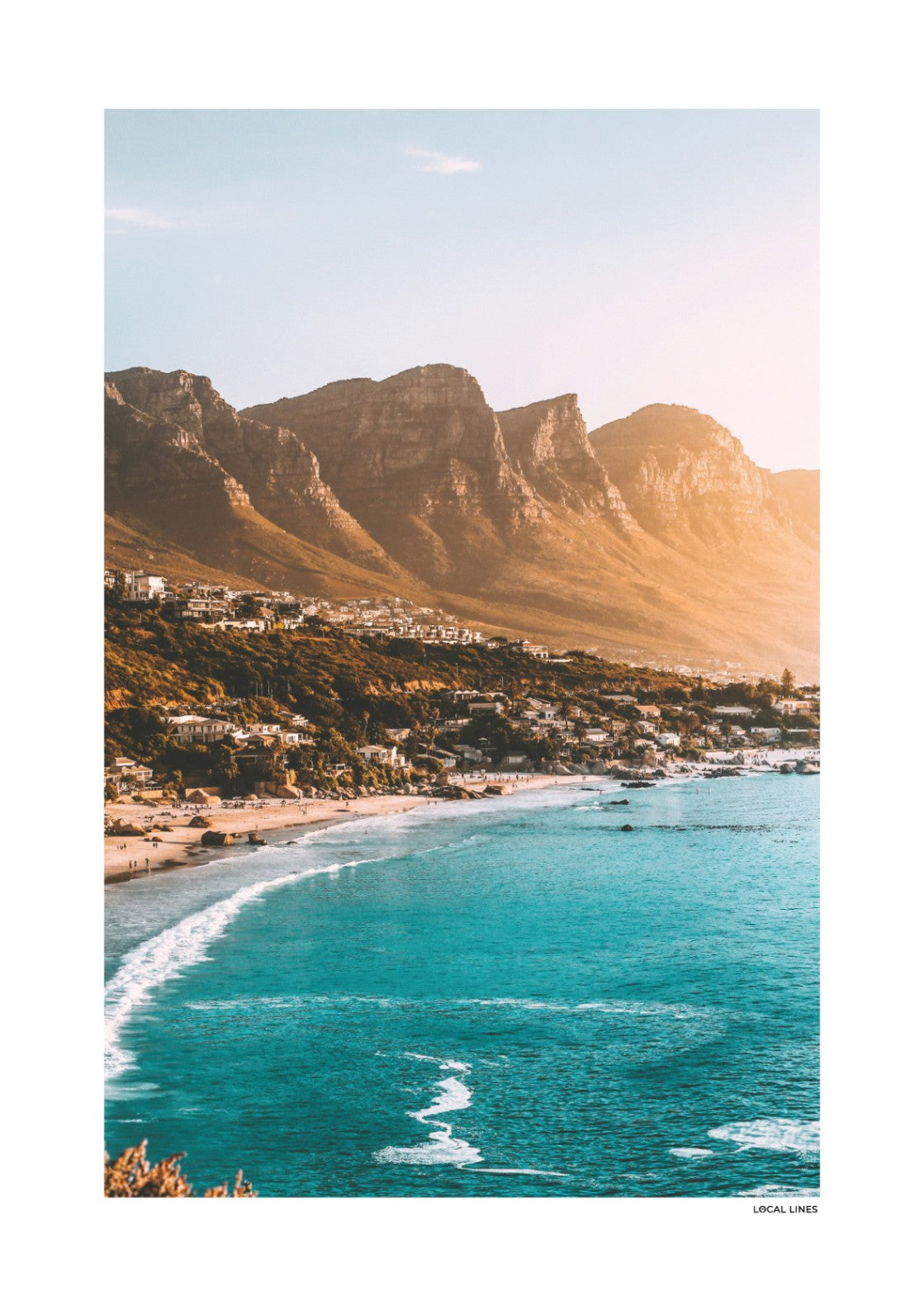Kaapstad Klassiek fotoposter zonder lijst - Kleur