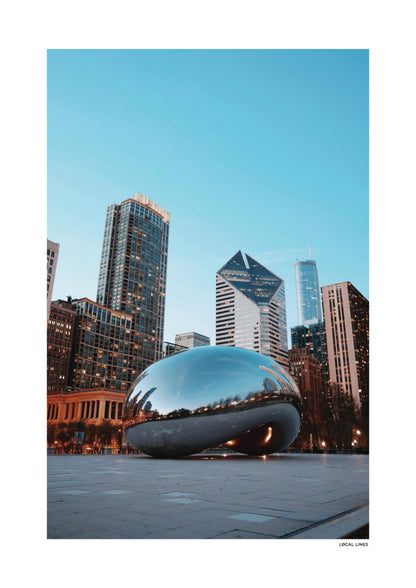 Chicago Klassiek fotoposter zonder lijst - Kleur