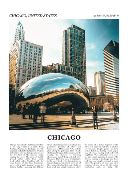 Chicago Fotoposter – Kleur