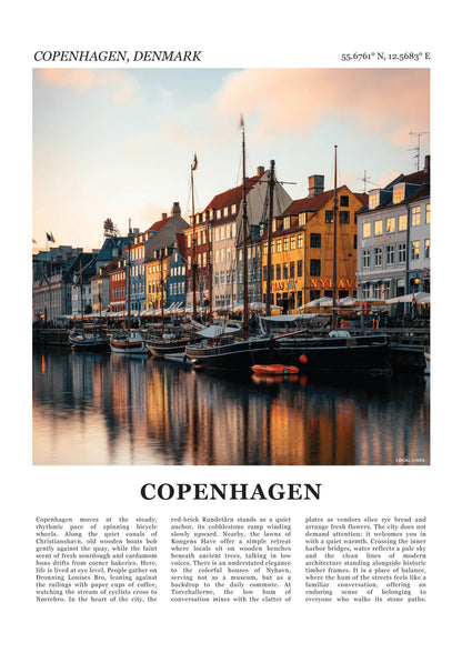 Kopenhagen Fotoposter – Kleur