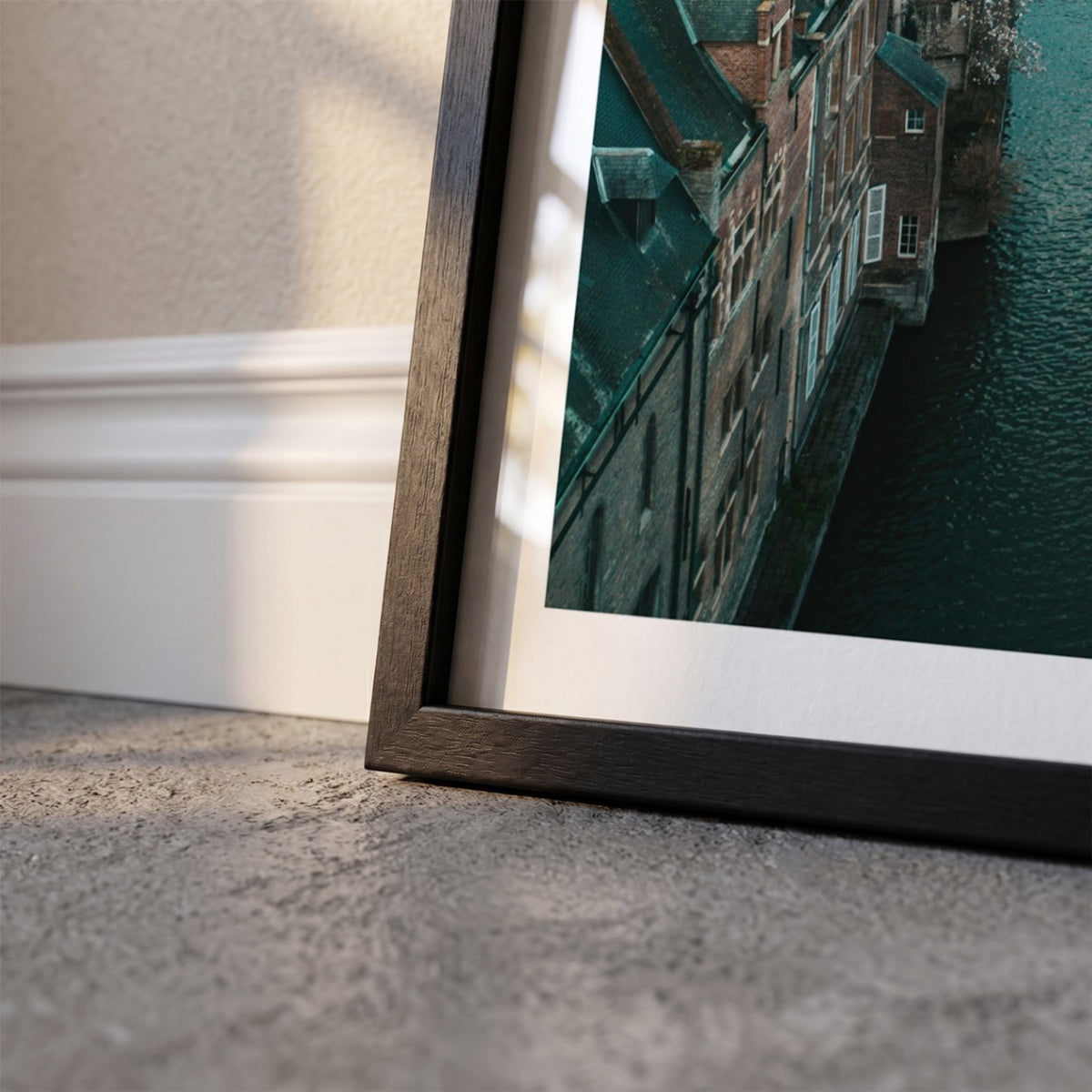 Detail van Gent Klassiek fotoposter en lijst - Kleur