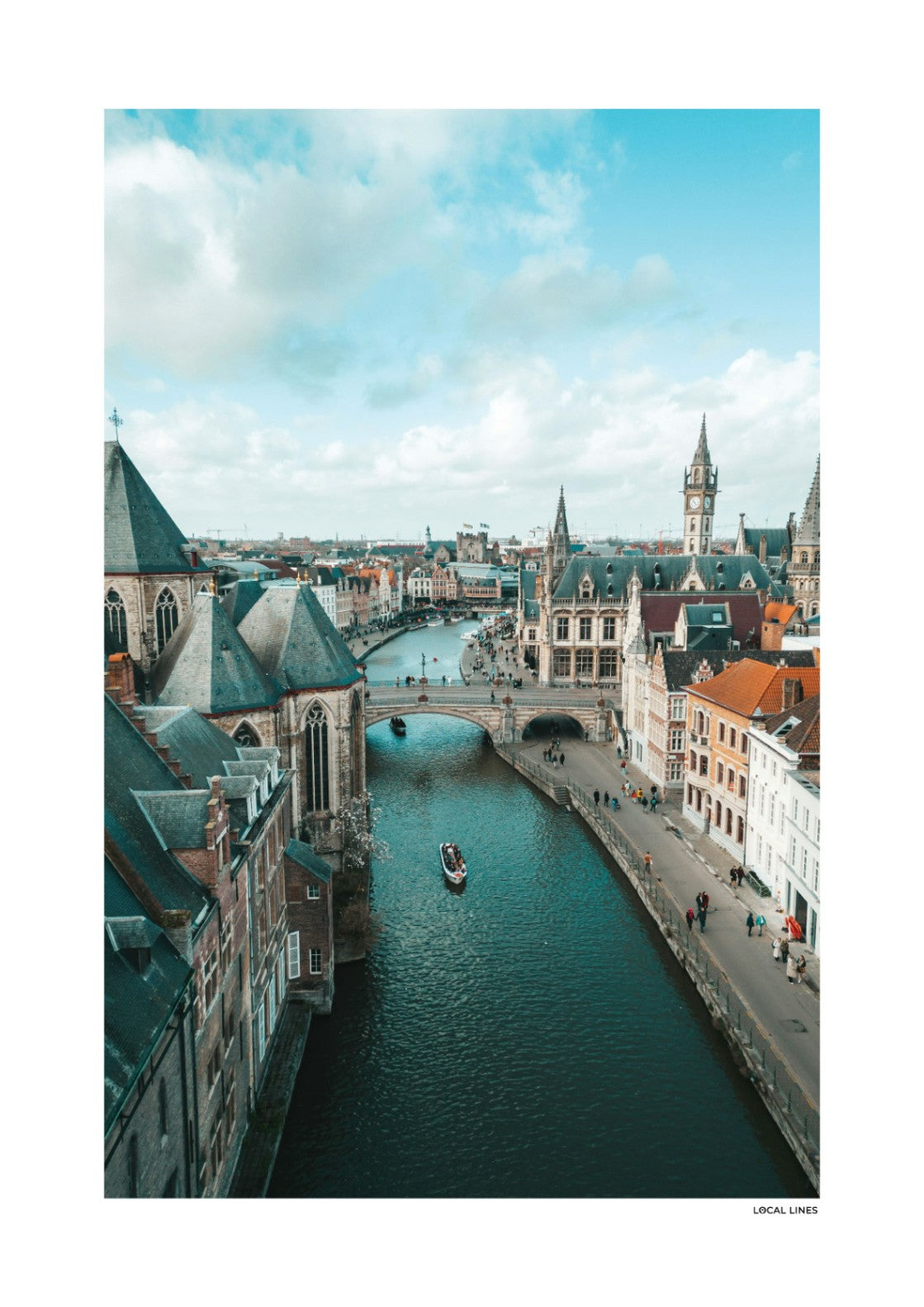 Gent Klassiek fotoposter zonder lijst - Kleur