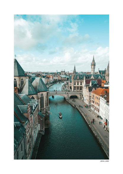 Gent Klassiek fotoposter zonder lijst - Kleur