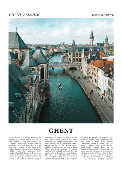 Gent Fotoposter – Kleur