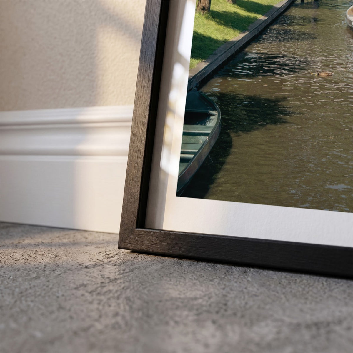 Detail van Giethoorn Klassiek fotoposter en lijst - Kleur