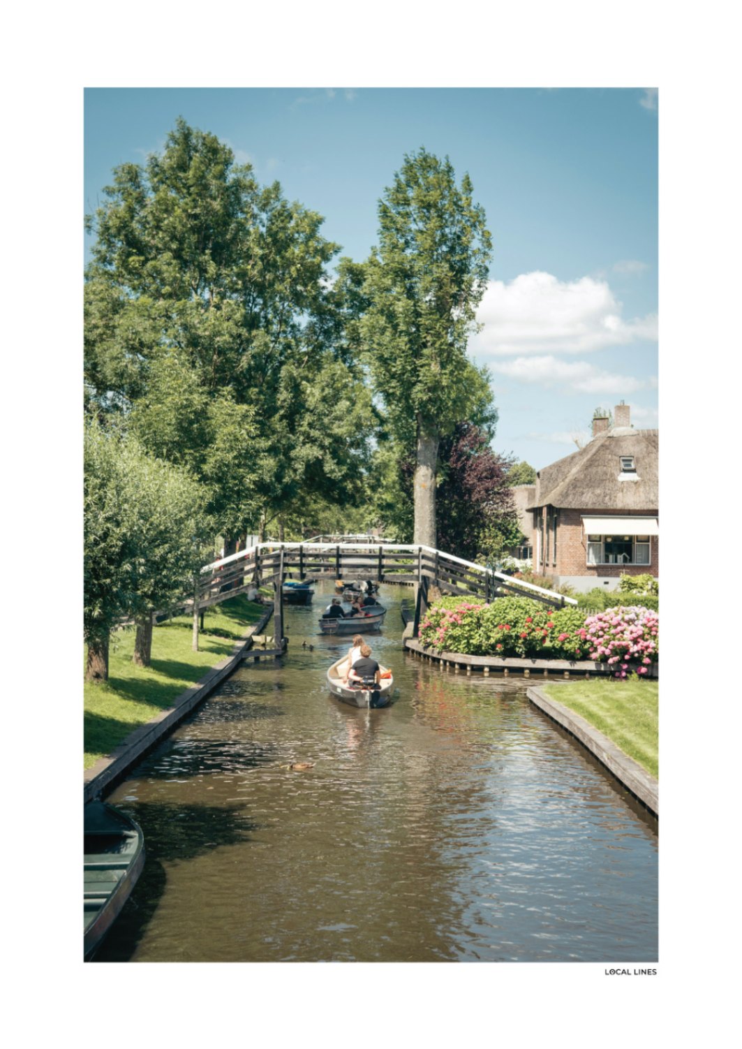 Giethoorn Klassiek fotoposter zonder lijst - Kleur