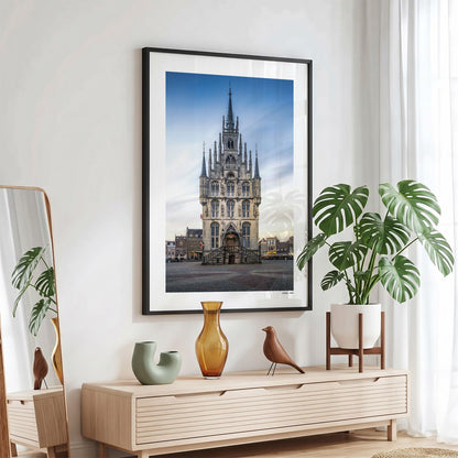 Gouda Klassiek fotoposter in zwarte lijst - Kleur