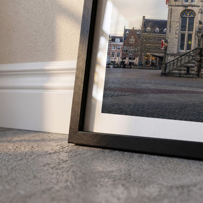 Detail van Gouda Klassiek fotoposter en lijst - Kleur