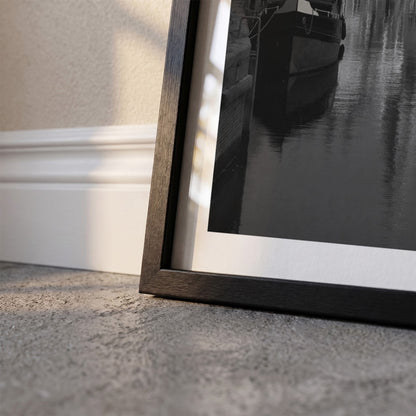 Detail van Groningen Klassiek fotoposter en lijst - Zwart-Wit