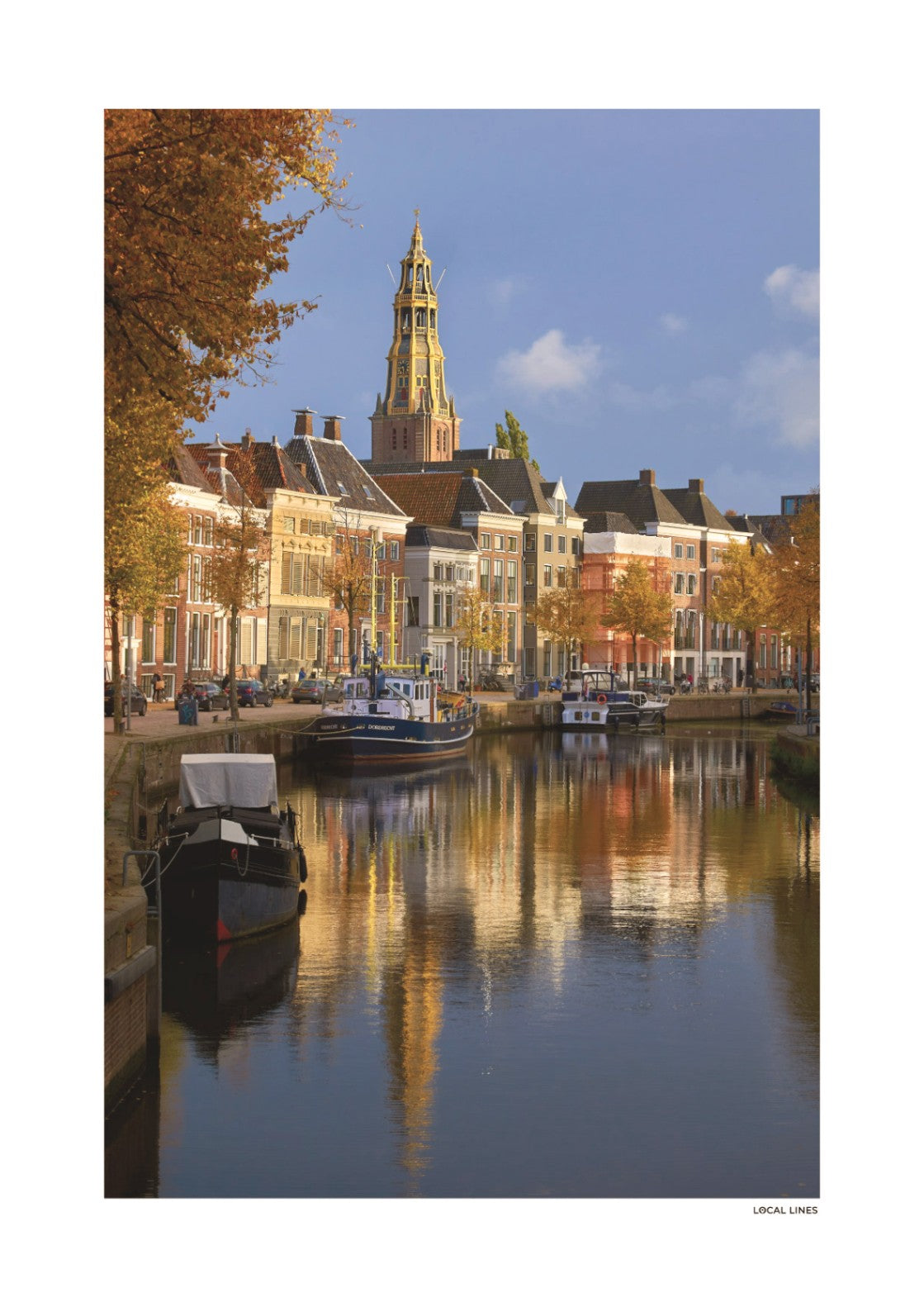 Groningen Klassiek fotoposter zonder lijst - Kleur