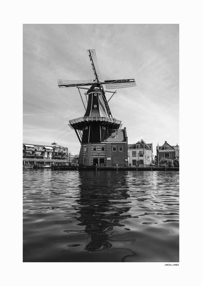 Haarlem Klassiek fotoposter zonder lijst - Zwart-Wit