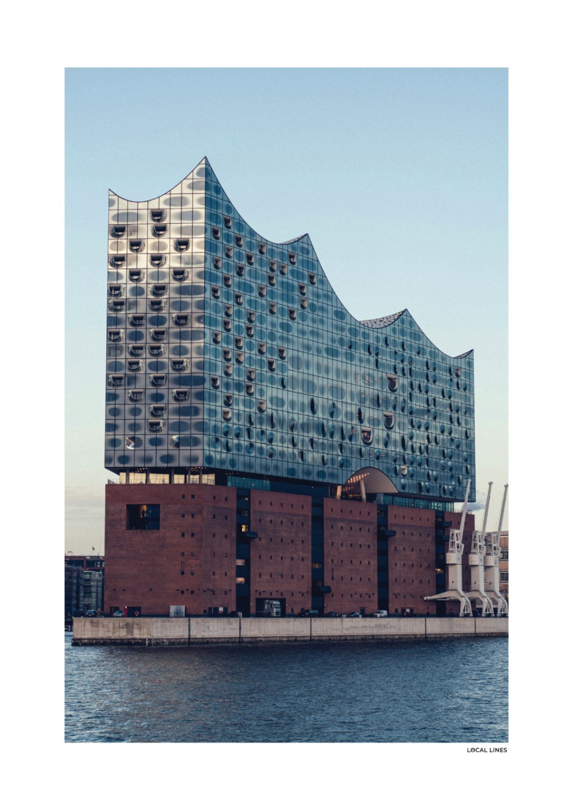 Hamburg Klassiek fotoposter zonder lijst - Kleur