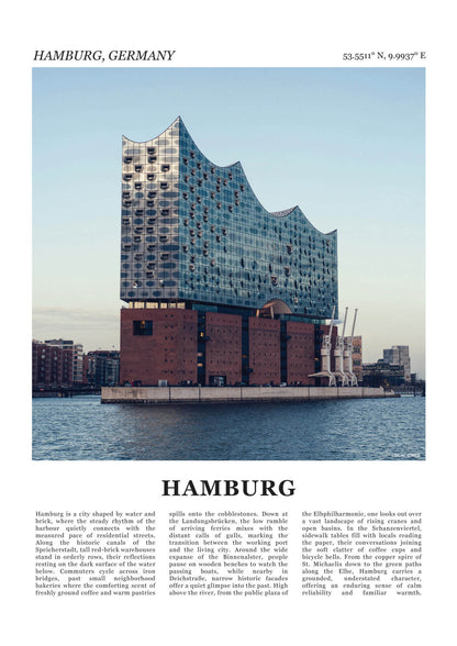 Hamburg Fotoposter – Kleur