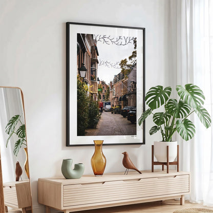 Leeuwarden Klassiek fotoposter in zwarte lijst - Kleur
