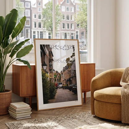 Leeuwarden Klassiek fotoposter in woonkamer interieur - Kleur