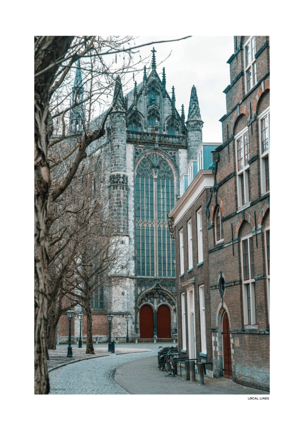 Leiden Klassiek fotoposter zonder lijst - Kleur