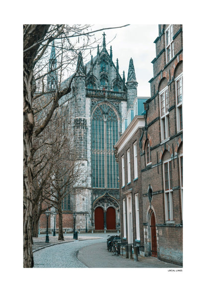 Leiden Klassiek fotoposter zonder lijst - Kleur