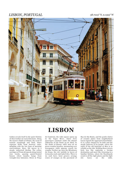 Lissabon Fotoposter – Kleur