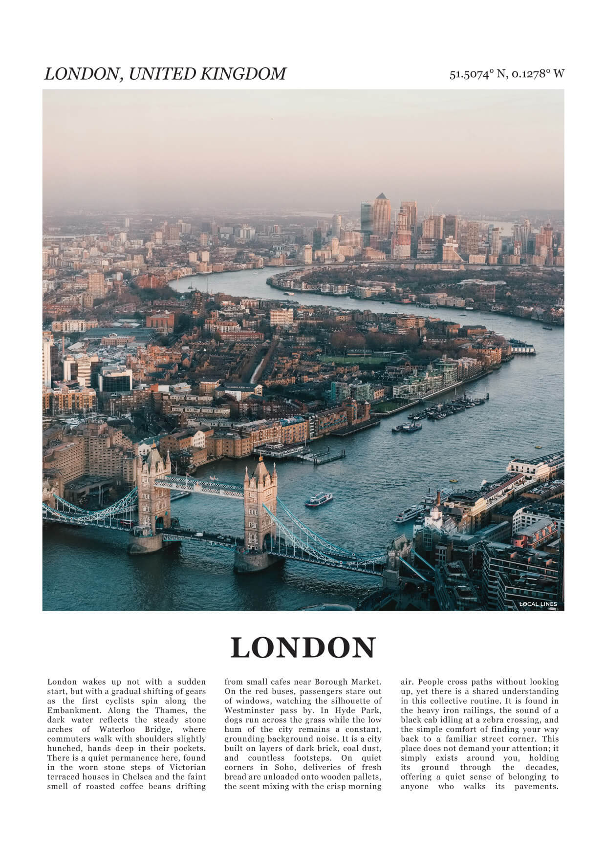 Londen Fotoposter – Kleur