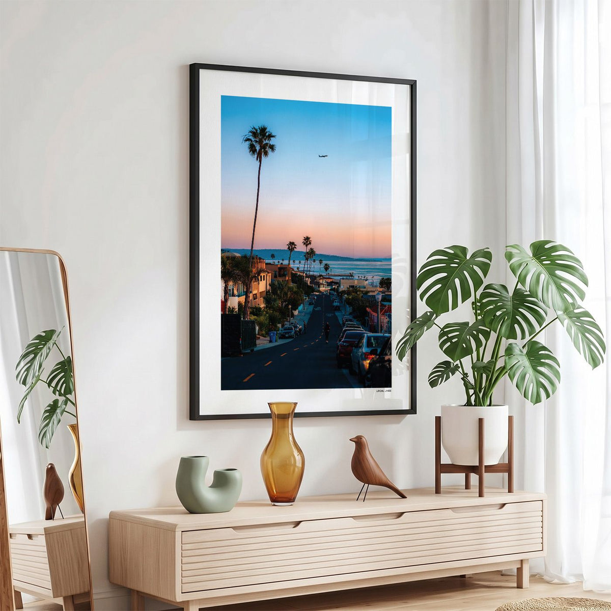 Los Angeles Klassiek fotoposter in zwarte lijst - Kleur
