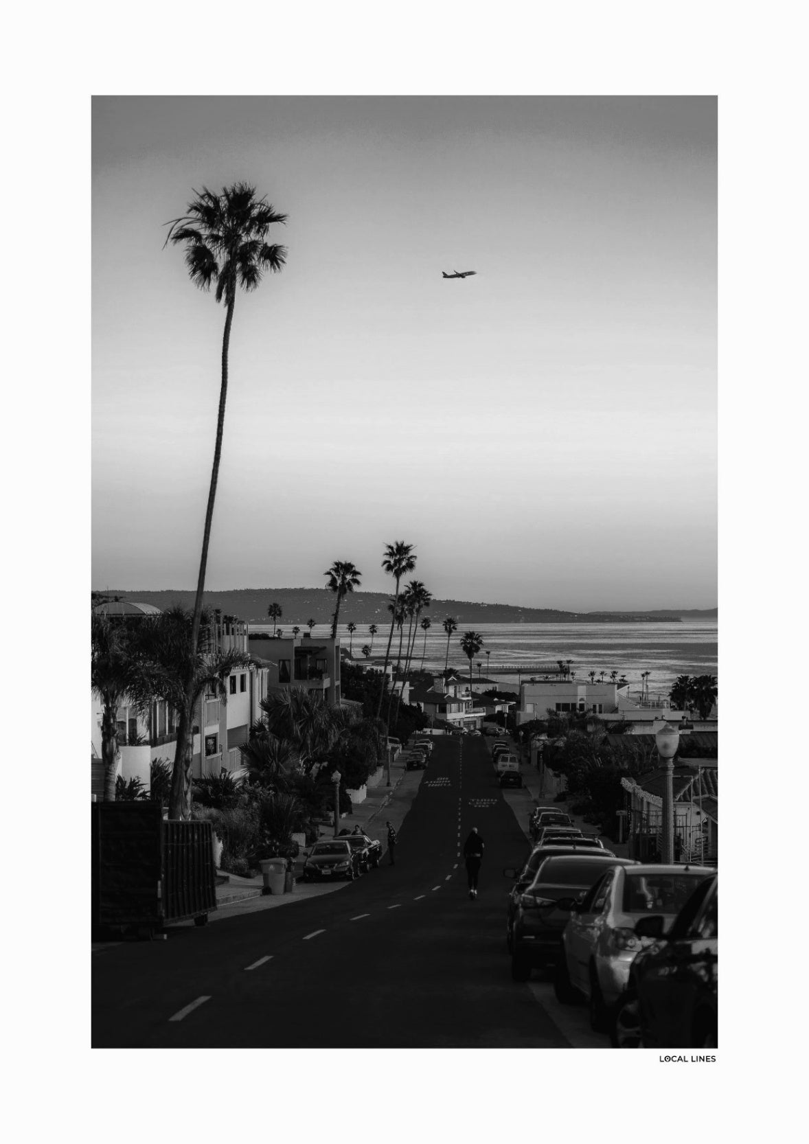 Los Angeles Klassiek fotoposter zonder lijst - Zwart-Wit