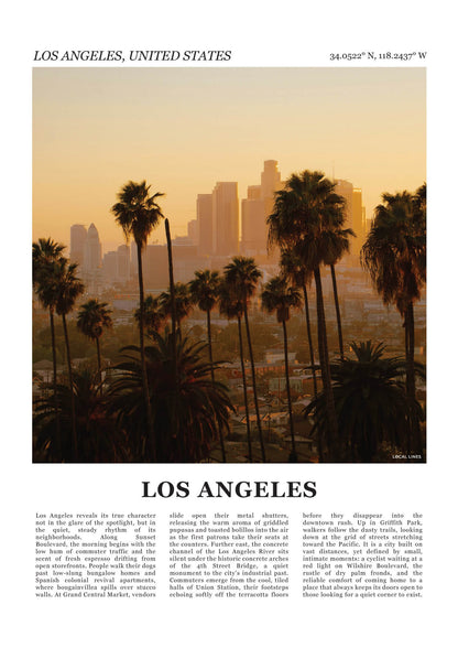 Los Angeles Fotoposter – Kleur
