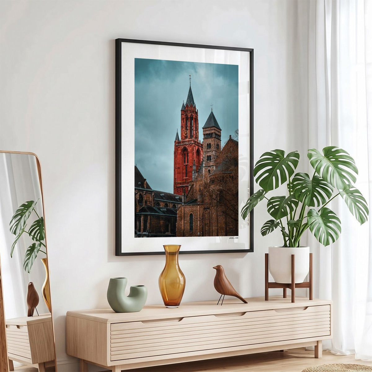 Maastricht Klassiek fotoposter in zwarte lijst - Kleur