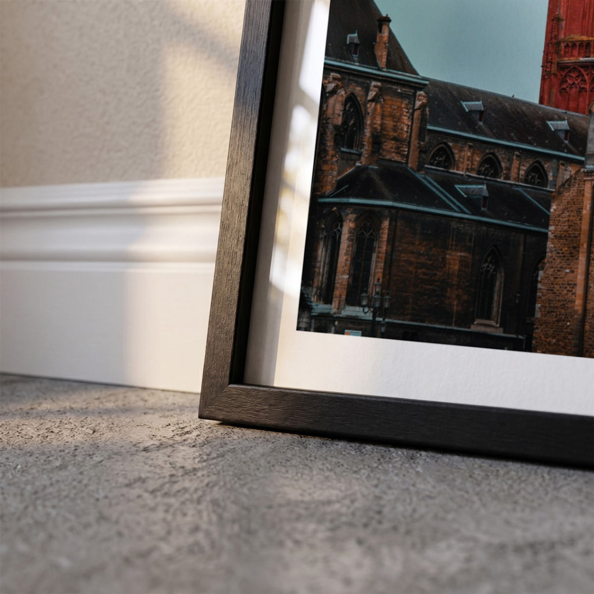 Detail van Maastricht Klassiek fotoposter en lijst - Kleur