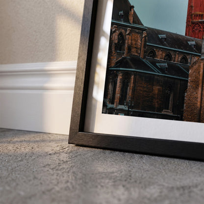 Detail van Maastricht Klassiek fotoposter en lijst - Kleur