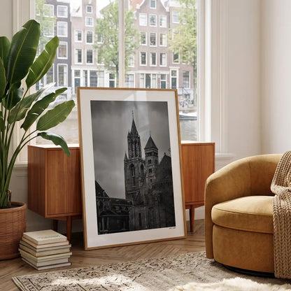 Maastricht Klassiek fotoposter in woonkamer interieur - Zwart-Wit