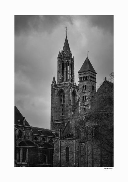 Maastricht Klassiek fotoposter zonder lijst - Zwart-Wit