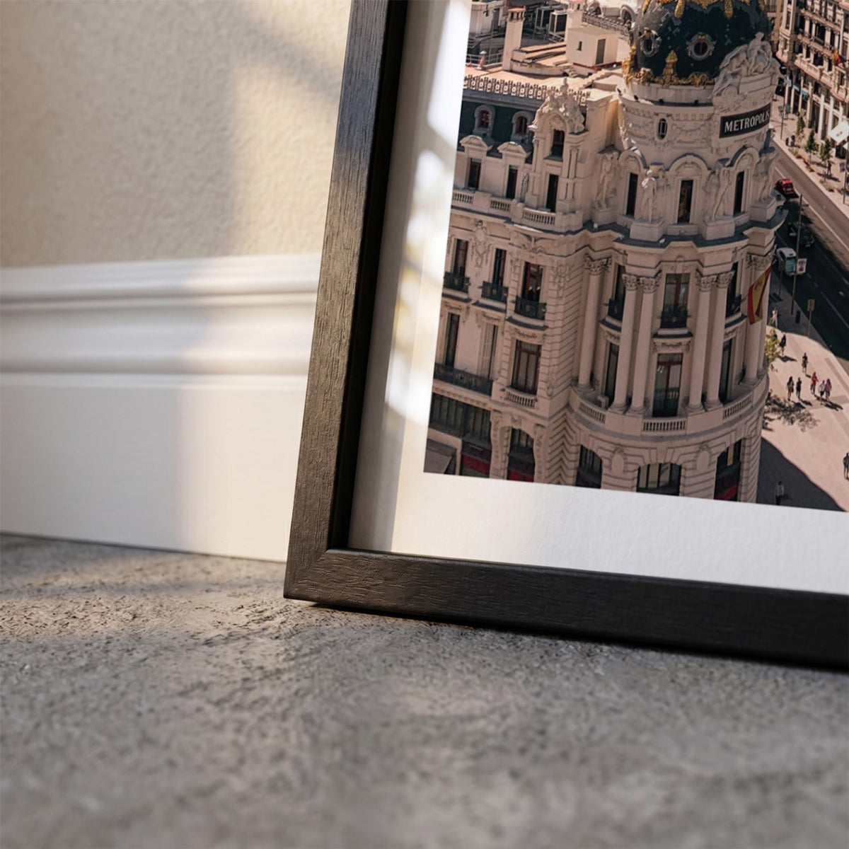 Detail van Madrid Klassiek fotoposter en lijst - Kleur