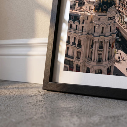 Detail van Madrid Klassiek fotoposter en lijst - Kleur