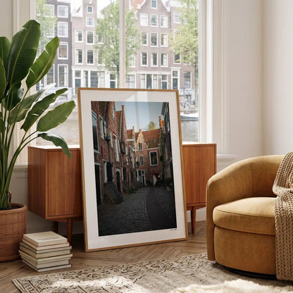Middelburg Klassiek fotoposter in woonkamer interieur - Kleur